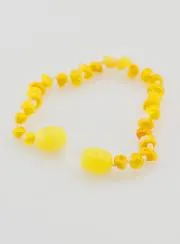Baby Armband aus Hellem Baltischem Bernstein