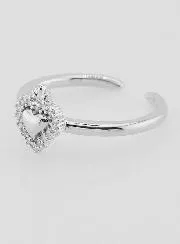 Verstellbarer Ex Voto Ring Messing und Steine