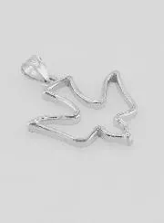 Silber Anhänger Taube des Heiligen Geistes - 18mm