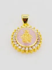 Medaille Wundertätige Madonna Rosa - 17mm
