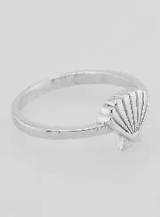 Silber Ring Jakobsmuschel - Größe 52