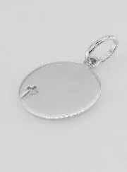 Anhänger Heiliger Geist und Kreuz in Silber - 15mm