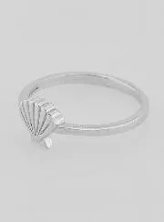 Silber Ring Jakobsmuschel - Größe 58