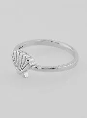 Silber Ring Jakobsmuschel von Compostela - Größe 54