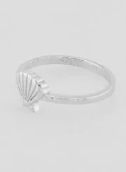 Silber Ring Jakobsmuschel von Compostela - Größe 56