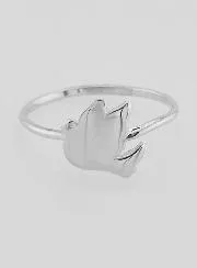 Silber Ring Friedenstaube - Größe 56