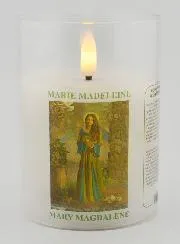LED Votivkerze - Gebet zur Heiligen Maria Magdalena