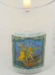 LED Votivkerze - Gebet zum Heiligen Michael