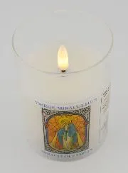 Batteriebetriebene Kirchenkerze - Wundertätige Madonna