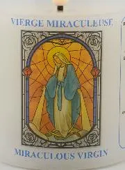 Batteriebetriebene Kirchenkerze - Wundertätige Madonna