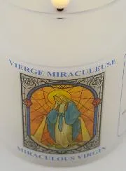 Batteriebetriebene Kirchenkerze - Wundertätige Madonna