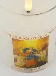 LED Votivkerze - Gebet zu Maria Knotenlöserin