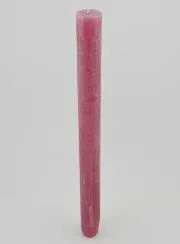 Durchgefärbte Kerze 27cm - Rosa Gepudert