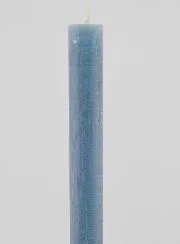Durchgefärbte Kerze 27cm - Blau