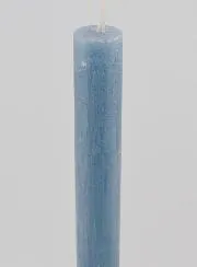 Durchgefärbte Kerze 27cm - Blau