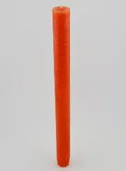 Durchgefärbte Kerze 27cm - Orange