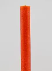 Durchgefärbte Kerze 27cm - Orange