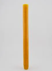 Durchgefärbte Kerze 27cm - Honig Gelb