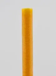 Durchgefärbte Kerze 27cm - Honig Gelb