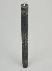 Durchgefärbte Gebetskerze - Grau