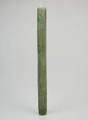 Durchgefärbte Gebetskerze - Oliv-Grün
