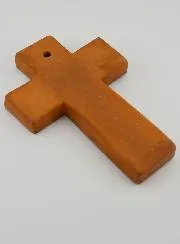 Keramikkreuz Heilige Familie Blau - 15cm
