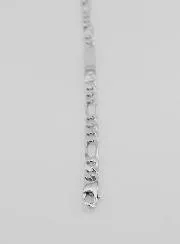 Herrenarmband aus Silber - Figaro-Masche 5mm