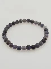 Cordierit Armband - 6mm