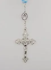 Rosenkranz Wundertätige Medaille - Hell Blau