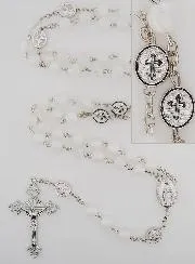 Rosenkranz Wunderbare Medaille - Weiß