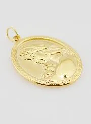 Anhänger Madonna mit Kind Oval - 25mm