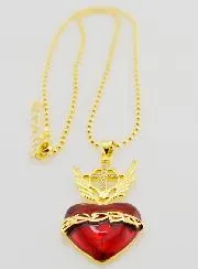 Religiöse Halskette Ex-Voto und Kreuz - 40cm