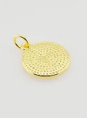 Anhänger mit Kreuz Emailliert - Weiß