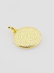 Anhänger Emailliertes Kreuz - Türkis