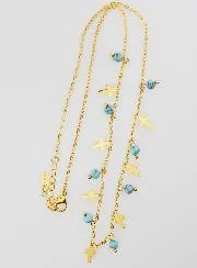 Religiöse Halskette Kreuze und Perlen