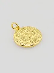 Anhänger Kreuz - Schwarzes Emaille