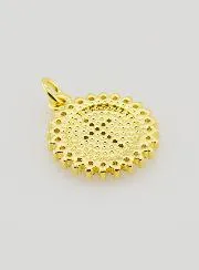 Anhänger Gezacktes Kreuz - 15mm