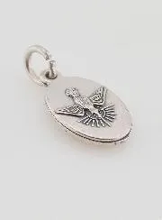 Anhänger mit Gedrehtem Rand 15mm - Heiliger Michael