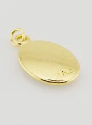 Anhänger Wundertätige Mutter Gottes Goldfarben - 25mm