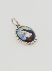 Anhänger mit Gedrehtem Rand 15mm - Heilige Rita