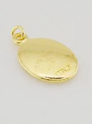 Anhänger Heilige Rita Goldfarben - 25mm