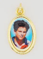 Anhänger Heiliger Carlo Acutis Goldfarben - 25mm