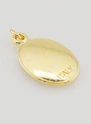 Anhänger Heiliger Carlo Acutis Goldfarben - 25mm