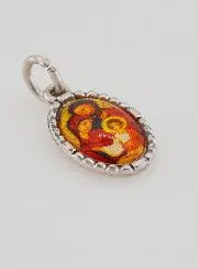 Anhänger mit Gedrehtem Rand 15mm - Heilige Familie