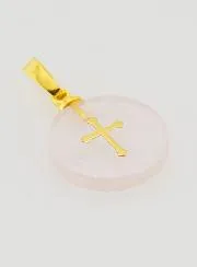 Transparenter Anhänger Mit Kreuz