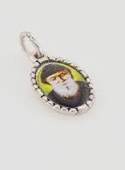 Anhänger mit Gedrehtem Rand 15mm - Heiliger Charbel