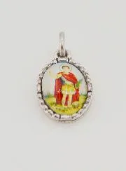 Anhänger mit Gedrehtem Rand 15mm - Heiliger Expeditus