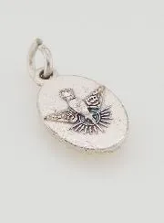 Anhänger mit Gedrehtem Rand 15mm - Heiliger Expeditus