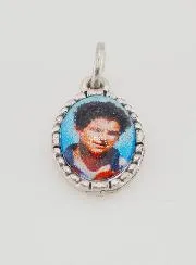 Anhänger mit Gedrehtem Rand 15mm - Heiliger Carlo Acutis