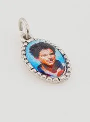 Anhänger mit Gedrehtem Rand 15mm - Heiliger Carlo Acutis